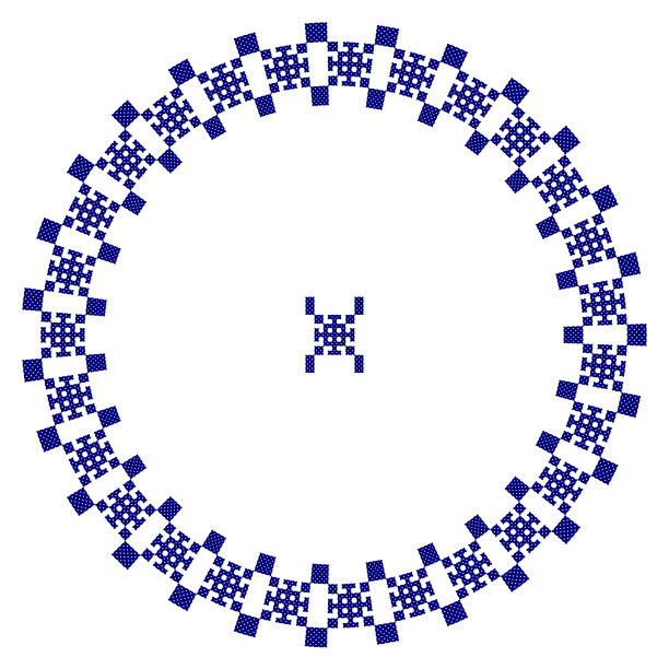 绣品不错，喜欢乌克兰族手工挑花图案。民族风格的圆形装饰图片下载