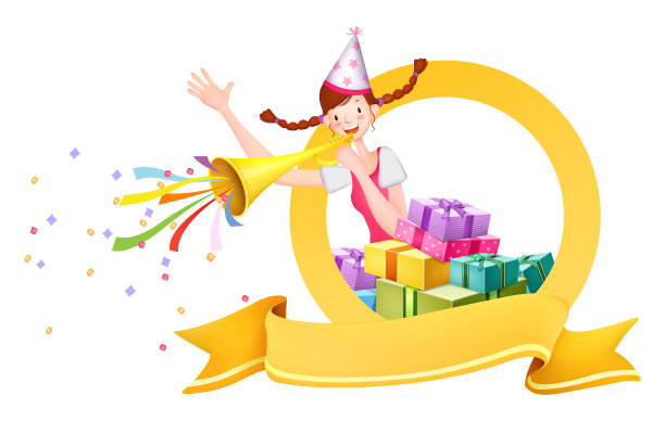 方女孩礼物图片下载