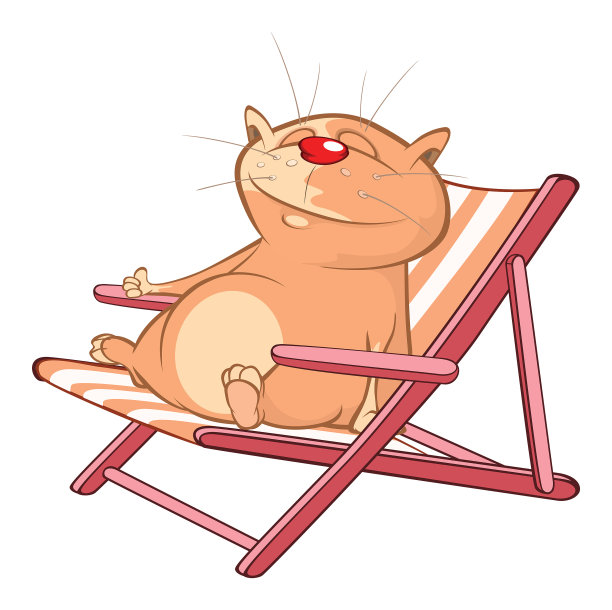 插图可爱的猫卡通人物图片下载