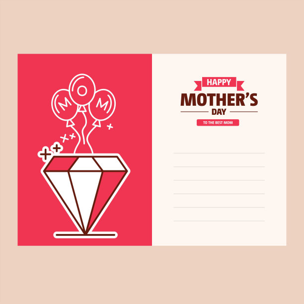 母亲节快乐短信作为庆祝徽章，标签，图标。文字卡片邀请，模板。节日的背景。字体印刷海报。矢量插图EPS 10。旗帜纹理背景。图片下载