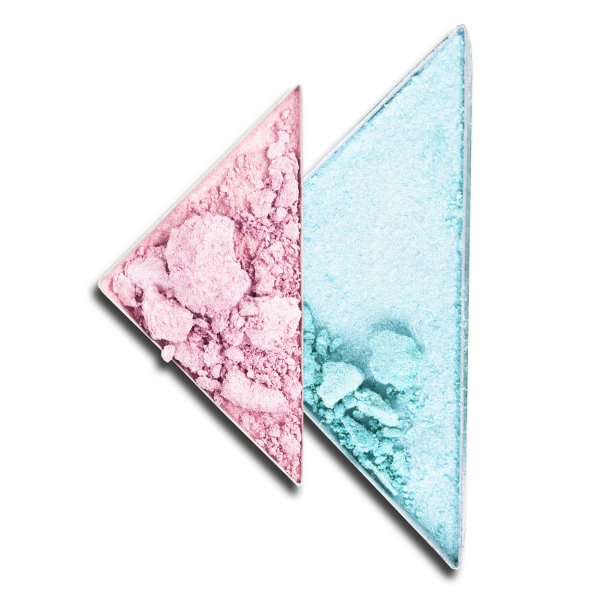 粉底和蓝色眼影图片下载