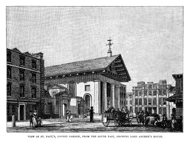 伦敦科文特花园，圣保罗大教堂图片下载