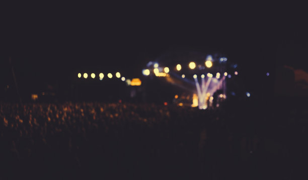 音乐会舞台模糊背景图片下载