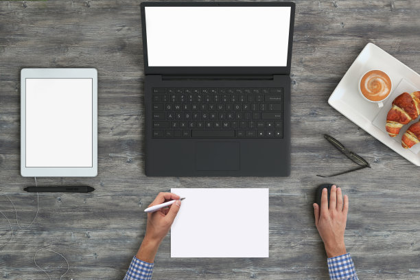 建筑师设计师写在一张空白的纸上，复制空间模板-俯视图图片下载