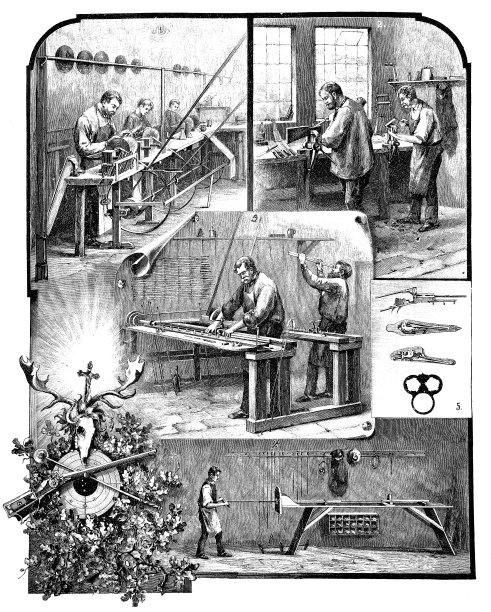 一个步枪工厂的生产过程图片下载