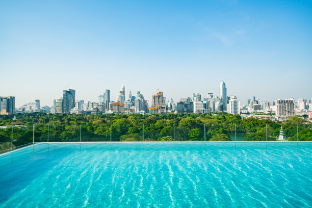 曼谷的天际线图片下载