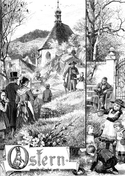 复活节假期的印象图片下载