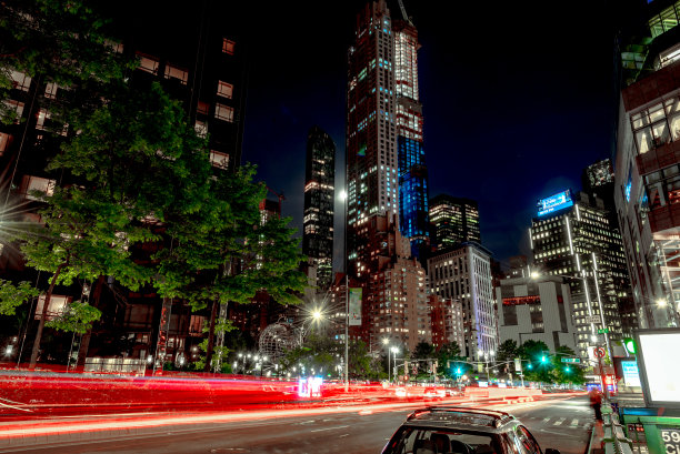 哥伦布圆环之夜图片下载