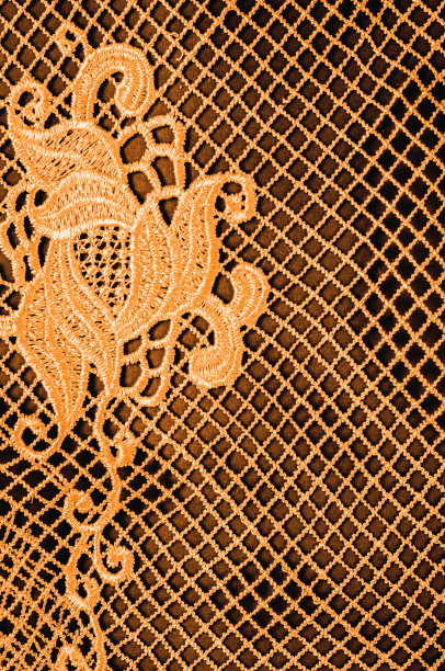 质地、图案。面料蕾丝呈金黄色，棕黄色。闪闪发光，绚烂夺目!从极其明亮到优雅和经典，这只是一个令人印象深刻的蕾丝图片下载
