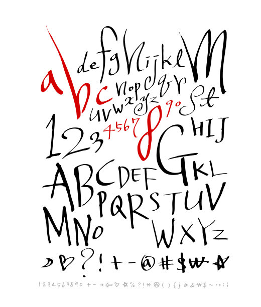 矢量字体图片下载