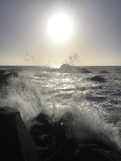海洋湾日落图片下载