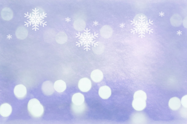 冬天的灯光，雪花，邋遢的背景纹理图片下载