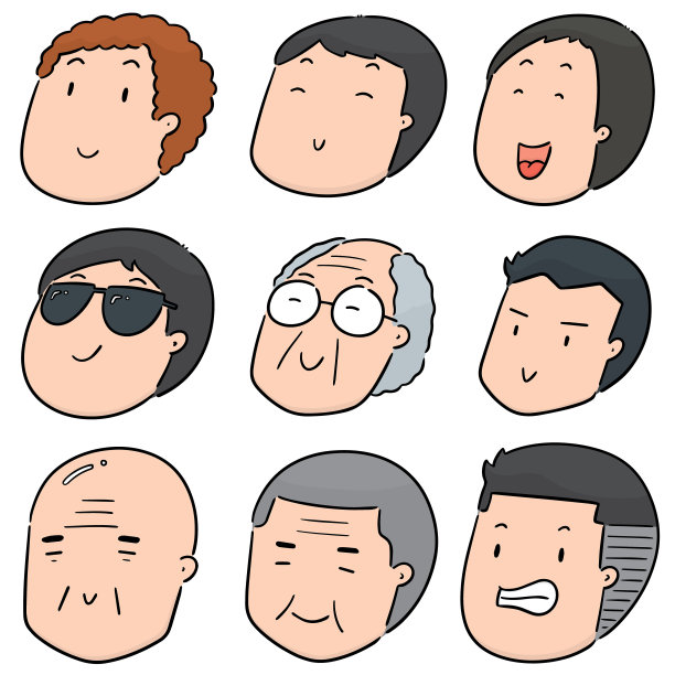 卡通脸图片下载