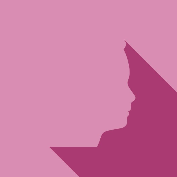 男人头像侧面图片下载