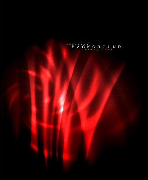 霓虹灯发光的技术线，高科技未来抽象的背景模板与方形形状图片下载