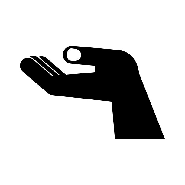 乞丐的手图标图片下载