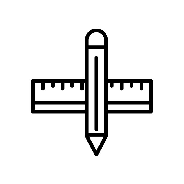 铅笔图标孤立在白色背景图片下载