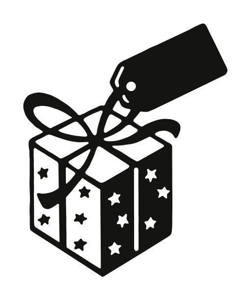 用标签包装的礼物图片下载