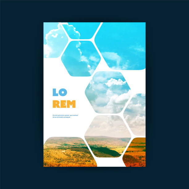 传单或封面设计-多云的天空图片下载