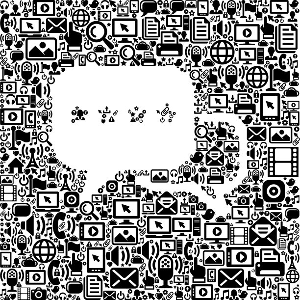 评级互联网通信技术矢量图标模式图片下载