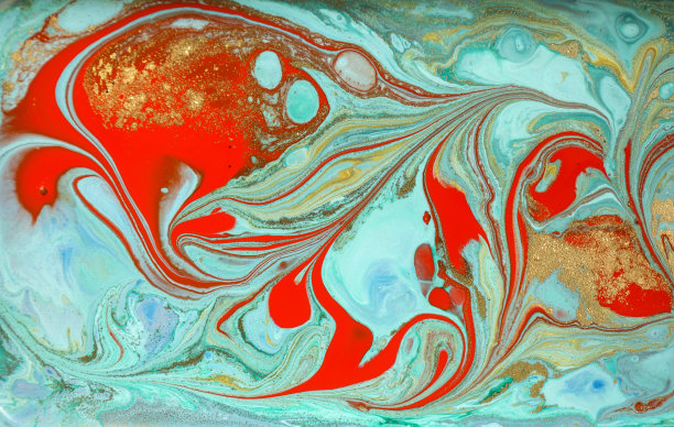 大理石抽象丙烯酸背景。大理石花纹艺术品纹理。玛瑙纹波模式。金粉。图片下载