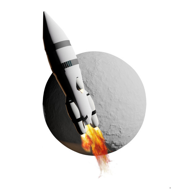 运输火箭3 d-illustration图片下载