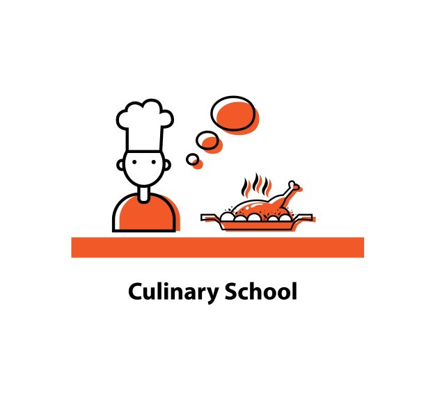 烹饪学校插图图片下载