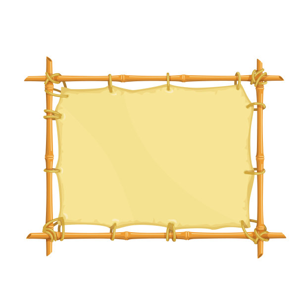 竹招牌框架图片下载