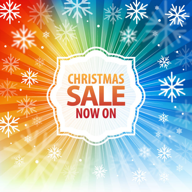 圣诞特卖会背景图片下载