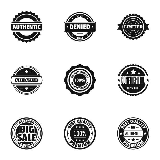 销量图标集，风格简单素材图片