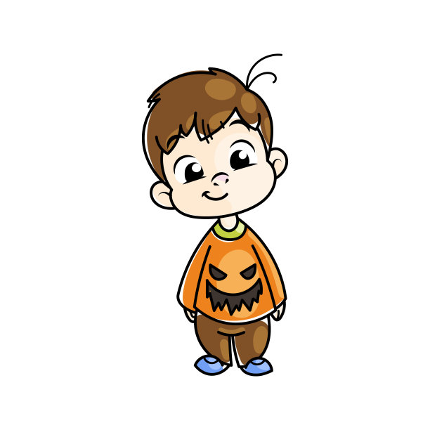 可爱的孩子”。插图孤立在白色背景上。设计元素为印刷，t恤，海报，卡片，横幅。图片下载