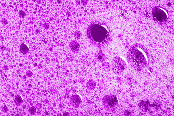 肥皂泡沫背景(紫色)图片下载