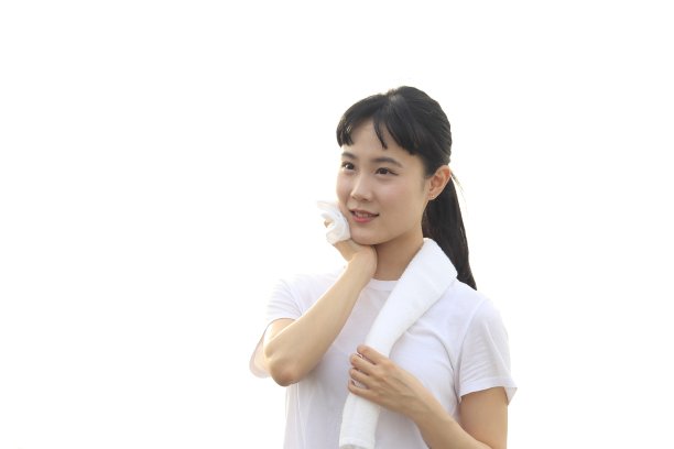 女人在冷却图片下载