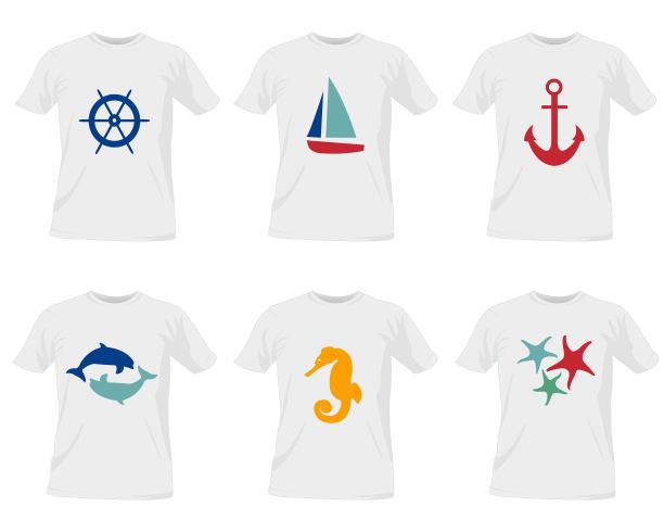 t恤模板设计图片下载