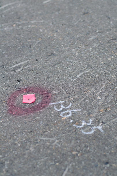 在地上做记号图片下载