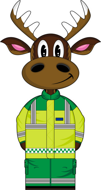 救护人驯鹿图片下载