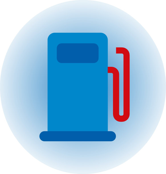 加油的汽车图标。向量-说明图片下载