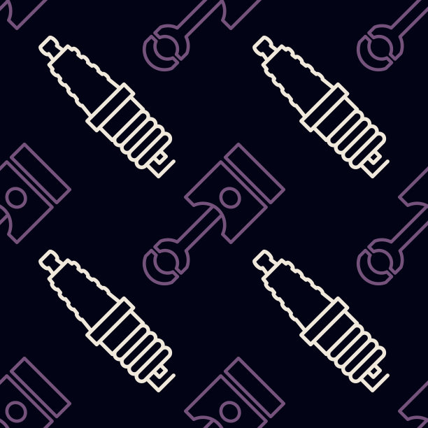 无缝模式与线车服务图标图片下载