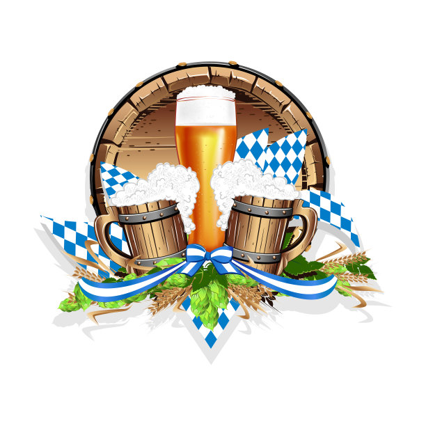 矢量插图啤酒节图片下载