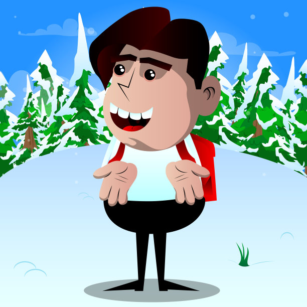 男生用双手表示某事或做不知道的手势。图片下载