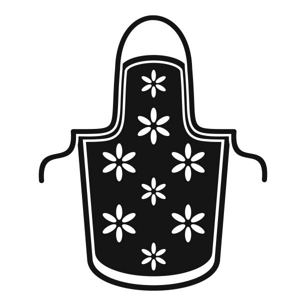 花围裙图标，简单的风格图片下载