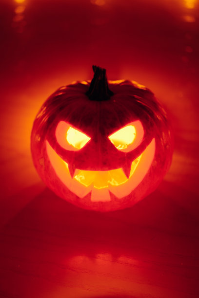 南瓜灯南瓜橙灯图片下载