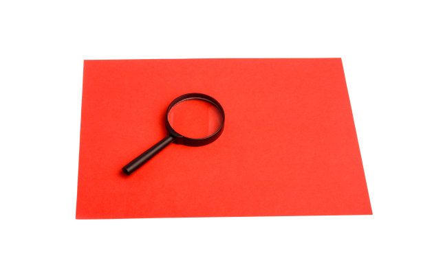 一张纸上的放大镜图片下载