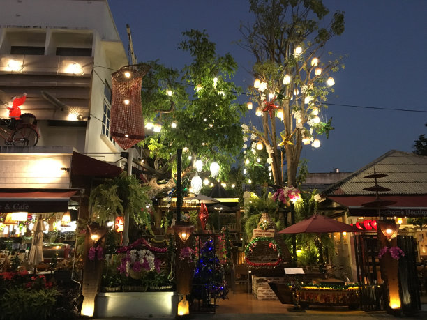 清迈的圣诞节图片下载