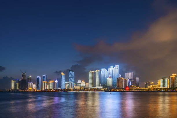 美丽的青岛夜景图片下载