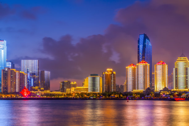 美丽的青岛夜景图片下载