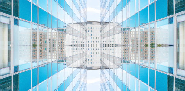 金融建筑反射图片下载