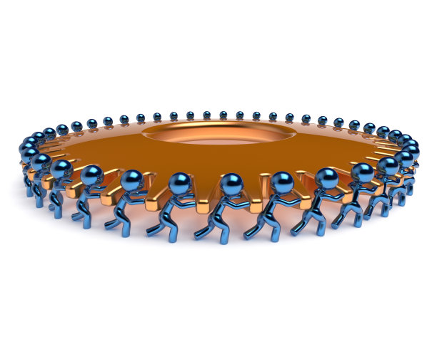 伙伴关系业务流程团队工作人力资源图片下载