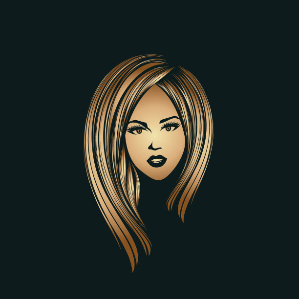 金发碧眼，妆容优雅的美女图片下载