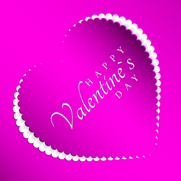 爱的心从剪纸风格，情人节贺卡矢量插图上透明的背景。贺卡，海报，横幅收集图片下载